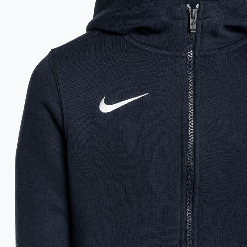 Detská mikina Nike Park 20 Full Zip Hoodie obsidian/white 3