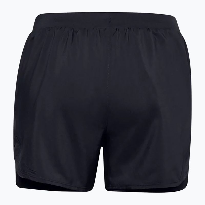 Dámske bežecké šortky Under Armour Fly By 2.0 2N1 black 1356200 2