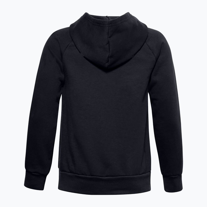 Detská tréningová mikina Under Armour Rival Fleece Hoodie black 1357585-001 2