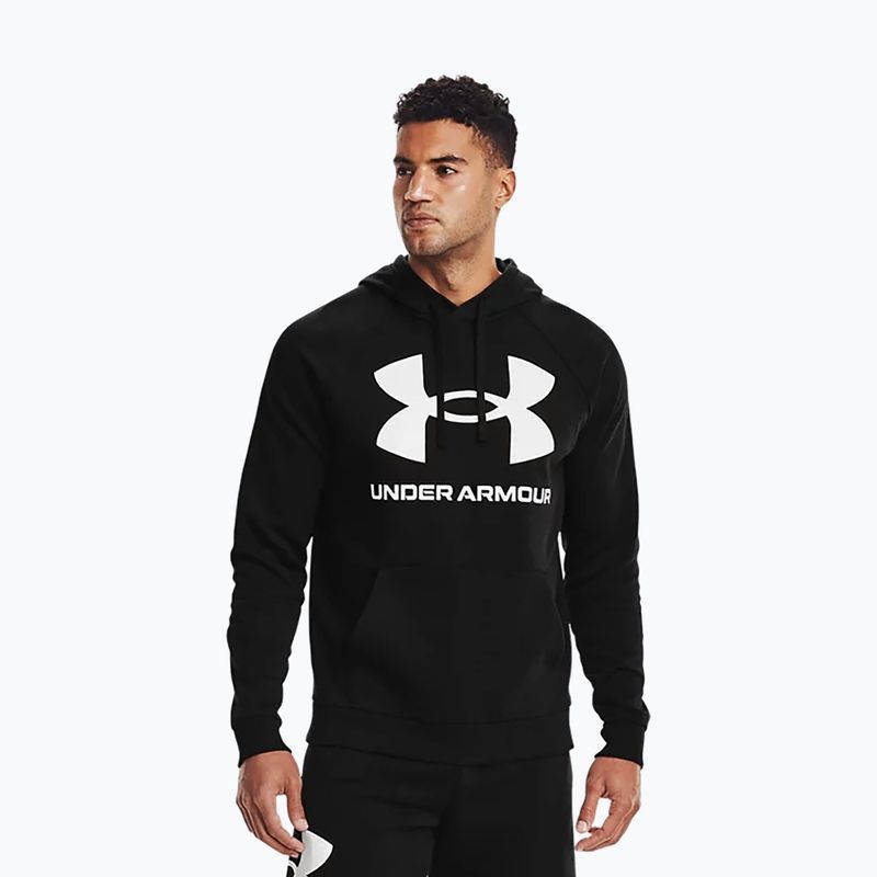 Pánska mikina Under Armour Rival Fleece Big Logo Hd black 1357093