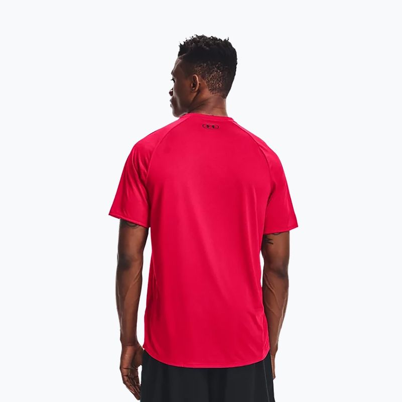 Under Armour pánske tréningové tričko UA Tech 2.0 SS Tee Novinka červená 1345317 3