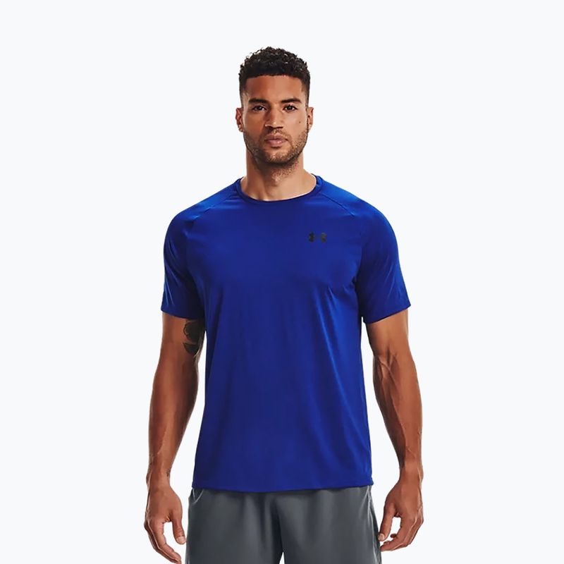 Under Armour pánske tréningové tričko UA Tech 2.0 SS Tee Novelty blue 1345317
