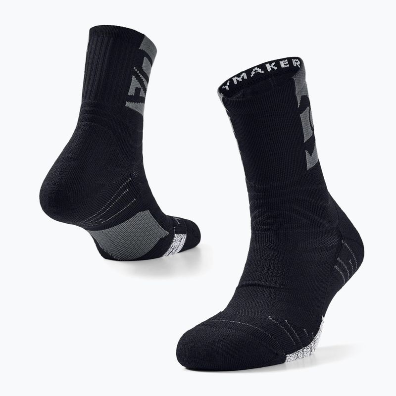 Športové ponožky Under Armour Playmaker Mid-Crew čierne 1356615 4