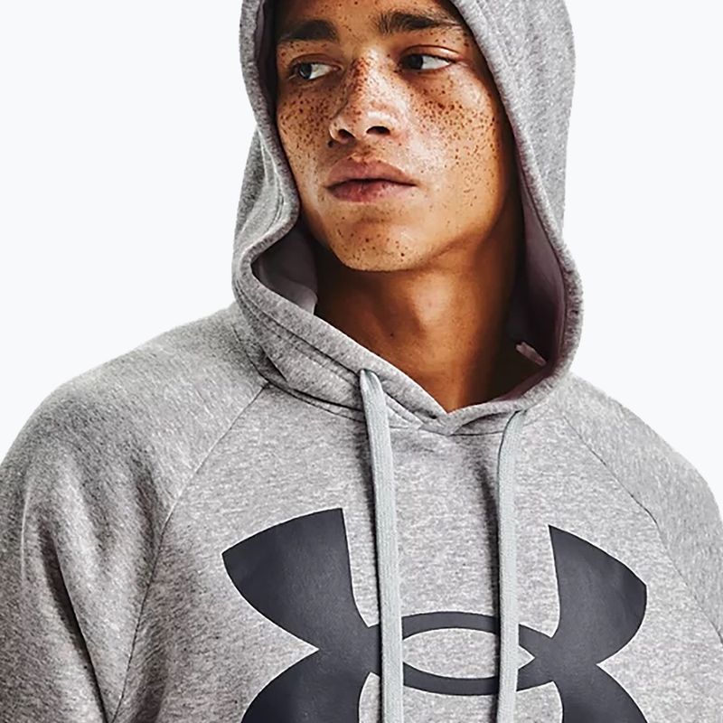 Under Armour pánska mikina Rival Fleece Big Logo Hd sivá 1357093 4