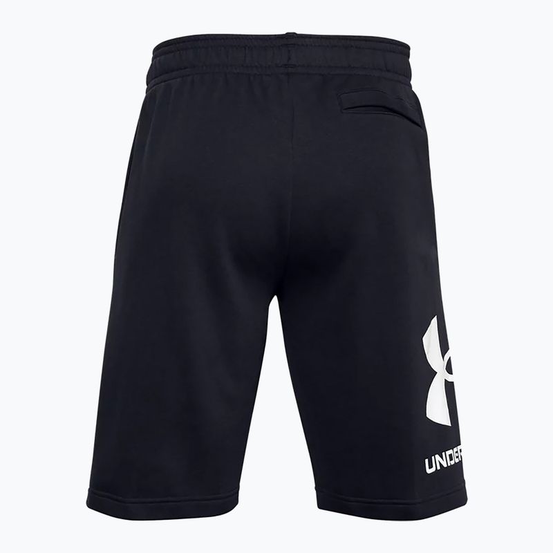 Under Armour Rival Fleece pánske tréningové šortky čierne 1357118 4