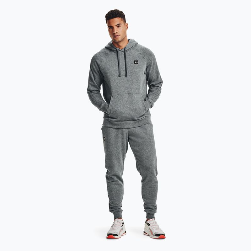 Under Armour pánske tréningové nohavice Rival Fleece Joggers sivé 1357128 2