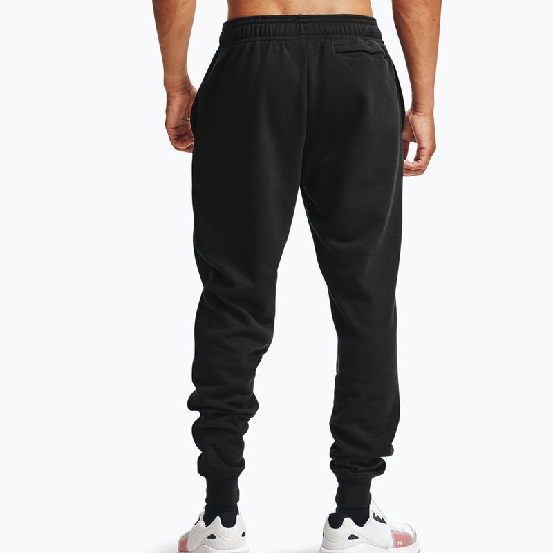 Under Armour pánske tréningové nohavice Rival Fleece Joggers black 1357128 2