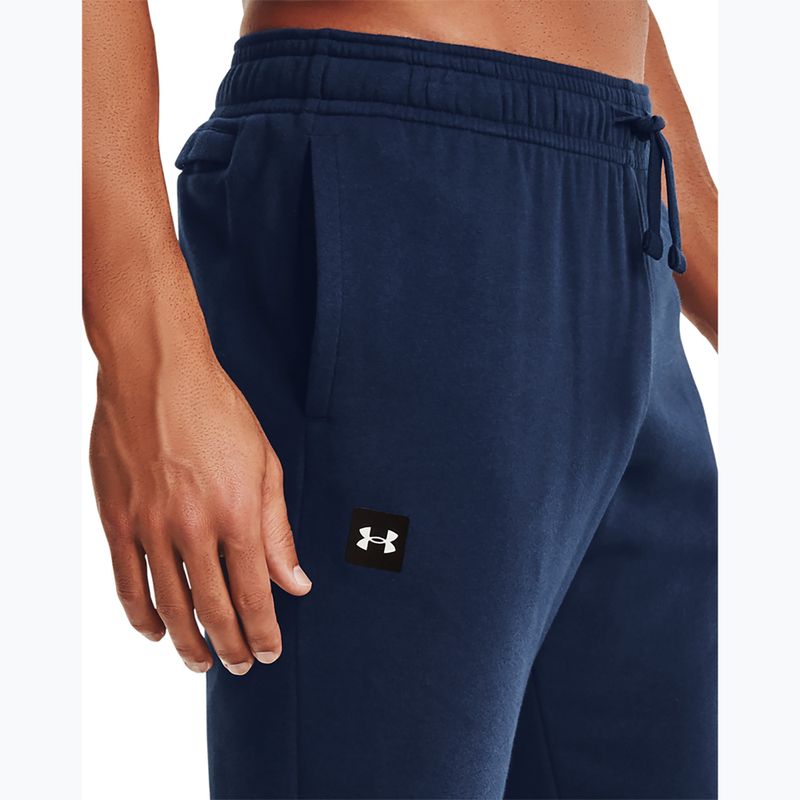 Pánske teplákové Under Armour Rival Fleece Joggers navy blue 4