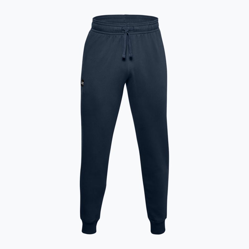 Pánske teplákové Under Armour Rival Fleece Joggers navy blue 5