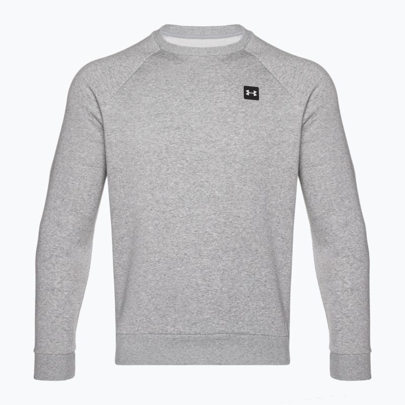 Pánska mikina Under Armour Rival Fleece Crew mod gray light heather/black 5