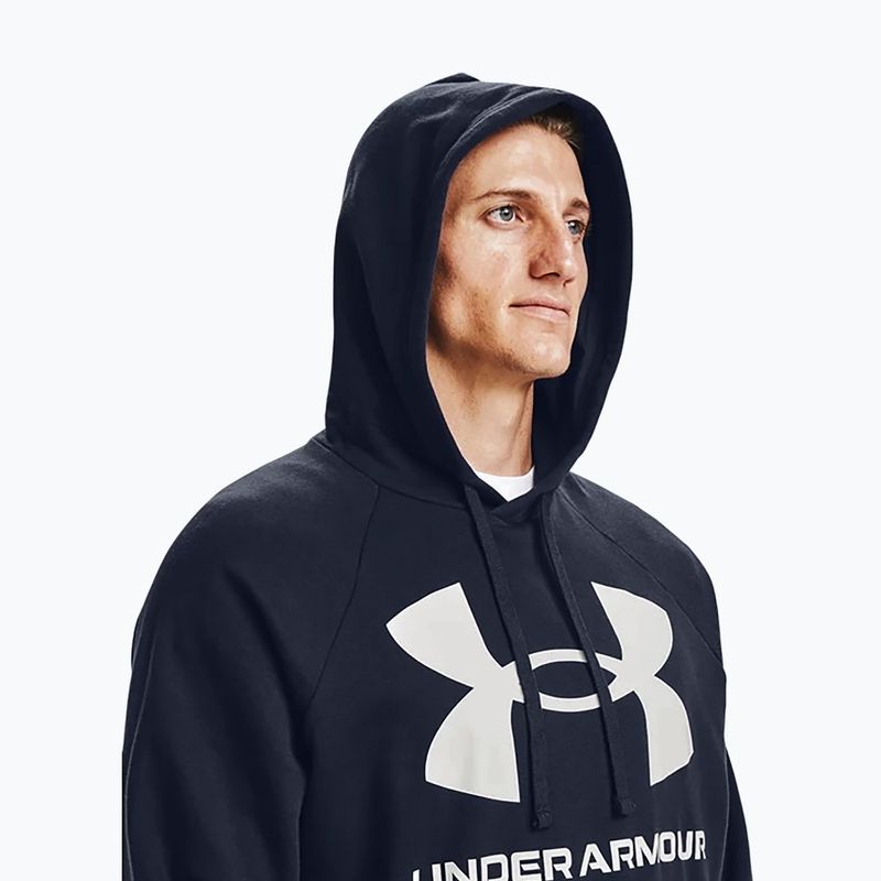 Under Armour pánska mikina Rival Fleece Big Logo Hd navy blue 1357093 4