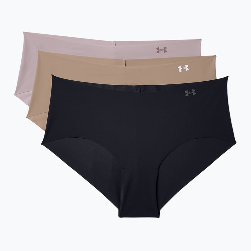 Under Armour Ps Hipster dámske nohavičky 3 ks black/beige/graphite