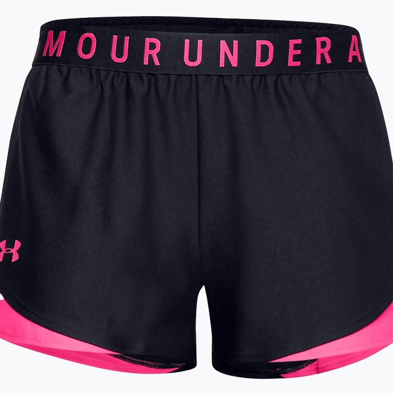 Dámske tréningové šortky Under Armour Play Up 3.0 black/pink 1344552 3