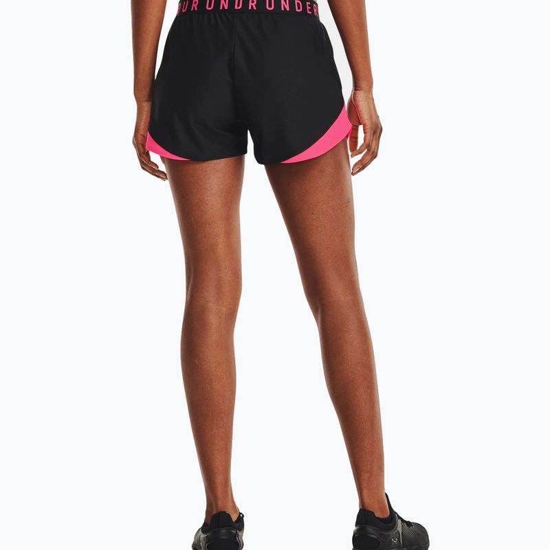 Dámske tréningové šortky Under Armour Play Up 3.0 black/pink 1344552 2