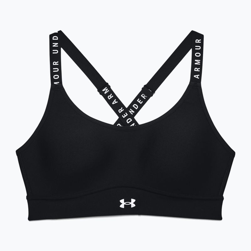 Under Armour Infinity Mid Covered fitness podprsenka čierna 1363353 3