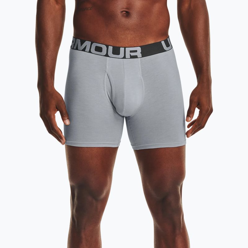 Pánske boxerky Under Armour Charged Cotton 6 in 3 Pack UAR-1363617011 8