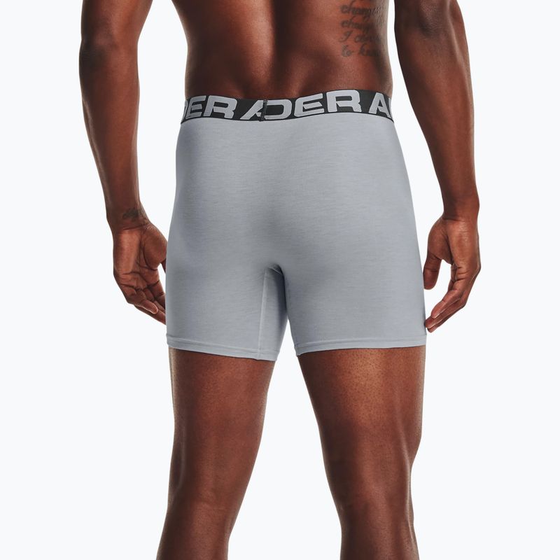 Pánske boxerky Under Armour Charged Cotton 6 in 3 Pack UAR-1363617011 9
