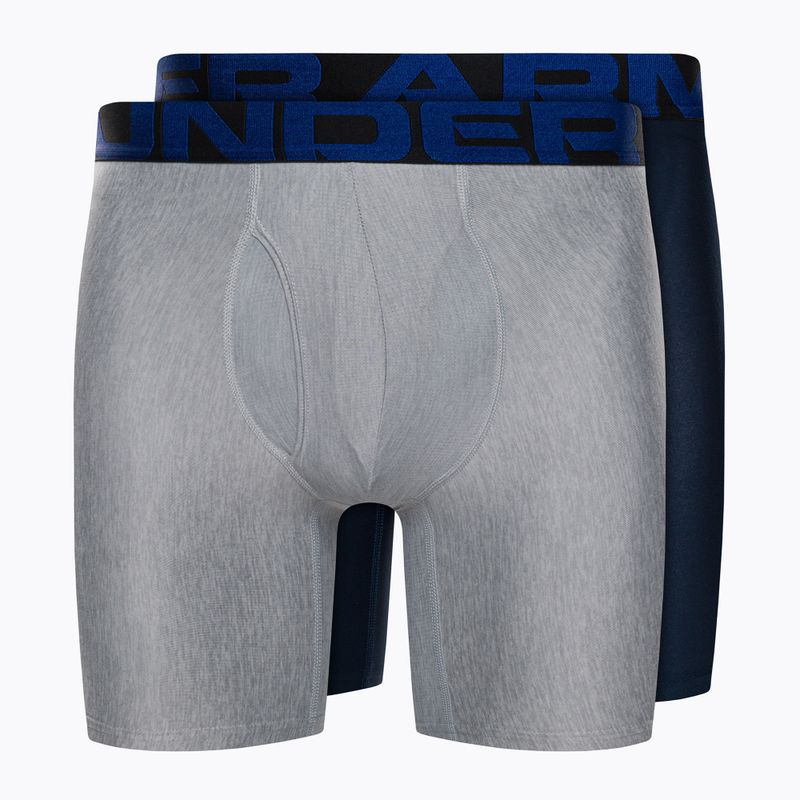 Under Armour pánske boxerky Ua Tech 6In 2-Pack sivé 1363619-408