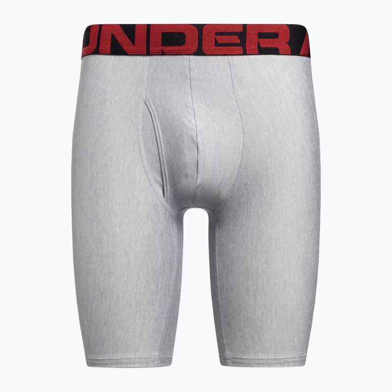 Under Armour pánske boxerky Ua Tech 9In 2-Pack sivé 1363622-011 2