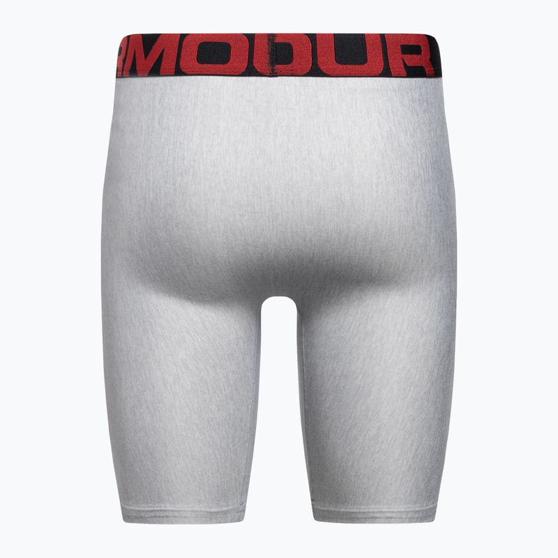 Under Armour pánske boxerky Ua Tech 9In 2-Pack sivé 1363622-011 3