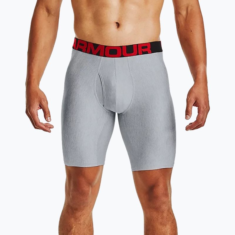 Under Armour pánske boxerky Ua Tech 9In 2-Pack sivé 1363622-011 11