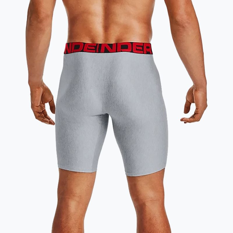 Under Armour pánske boxerky Ua Tech 9In 2-Pack sivé 1363622-011 12