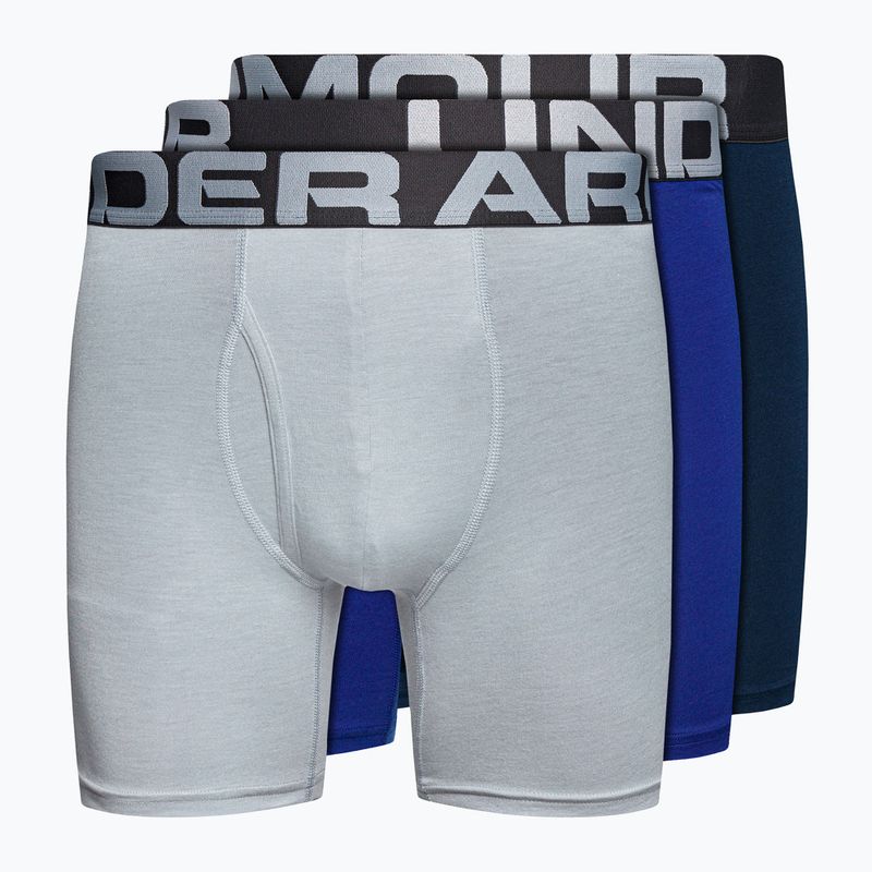 Under Armour Charged Cotton 6 pánske boxerky 3 ks modré 1363617