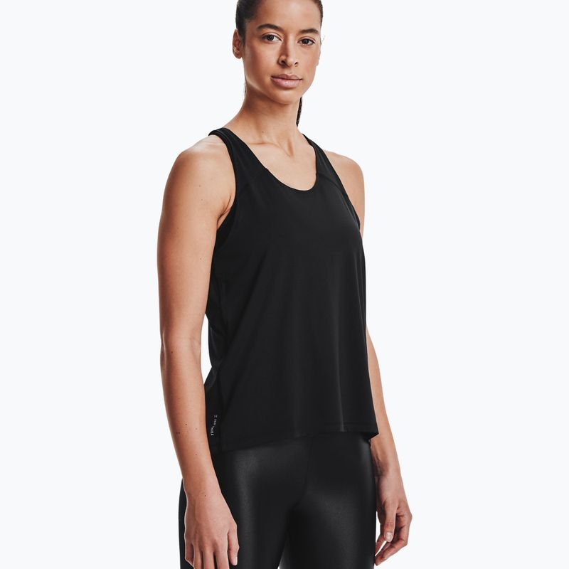 Dámske tréningové tričko Under Armour Isochill Run Tank black 1361925-001