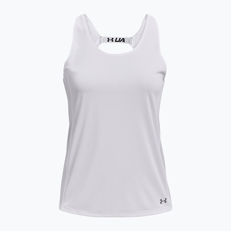 Biele dámske bežecké tielko Under Armour Fly By 1361394-100
