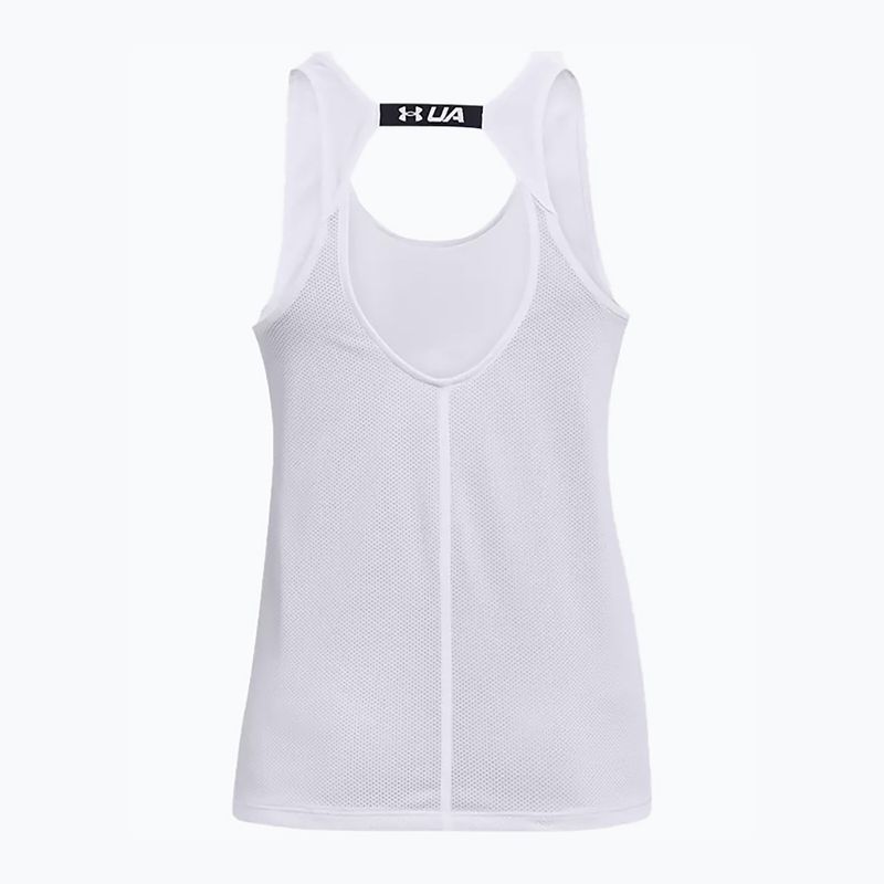 Biele dámske bežecké tielko Under Armour Fly By 1361394-100 2