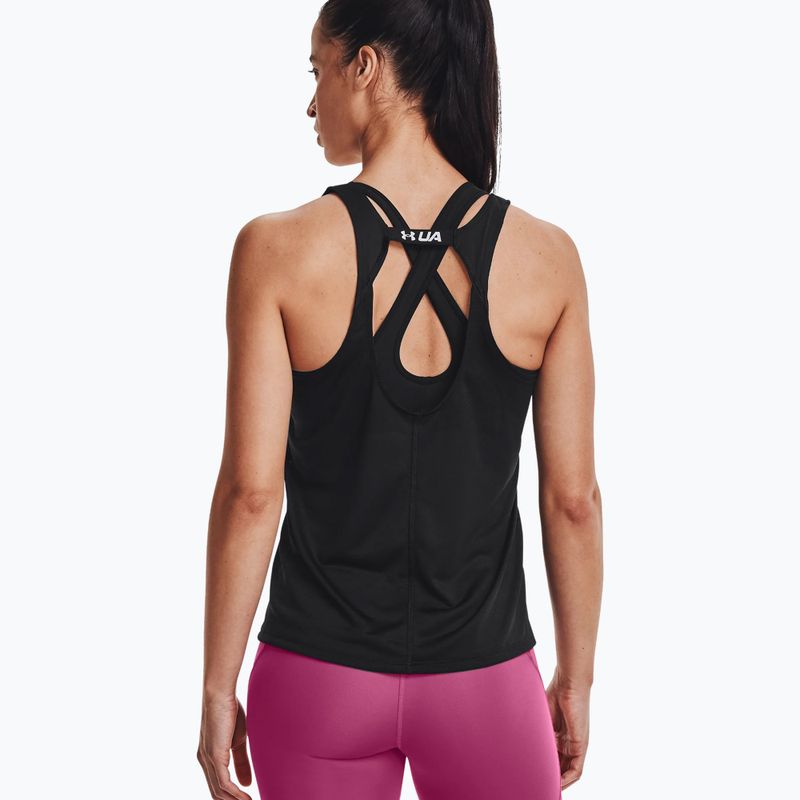 Under Armour Fly By čierne dámske bežecké tielko 1361394-001 2