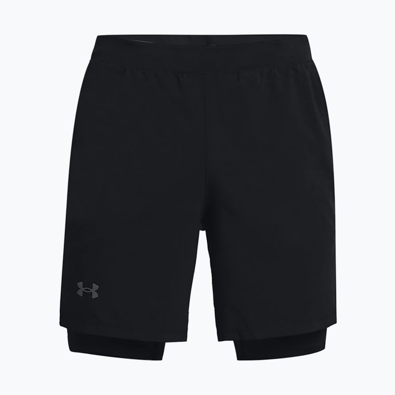 Under Armour Launch Sw 7'' 2N1 pánske bežecké šortky čierne 1361497-001