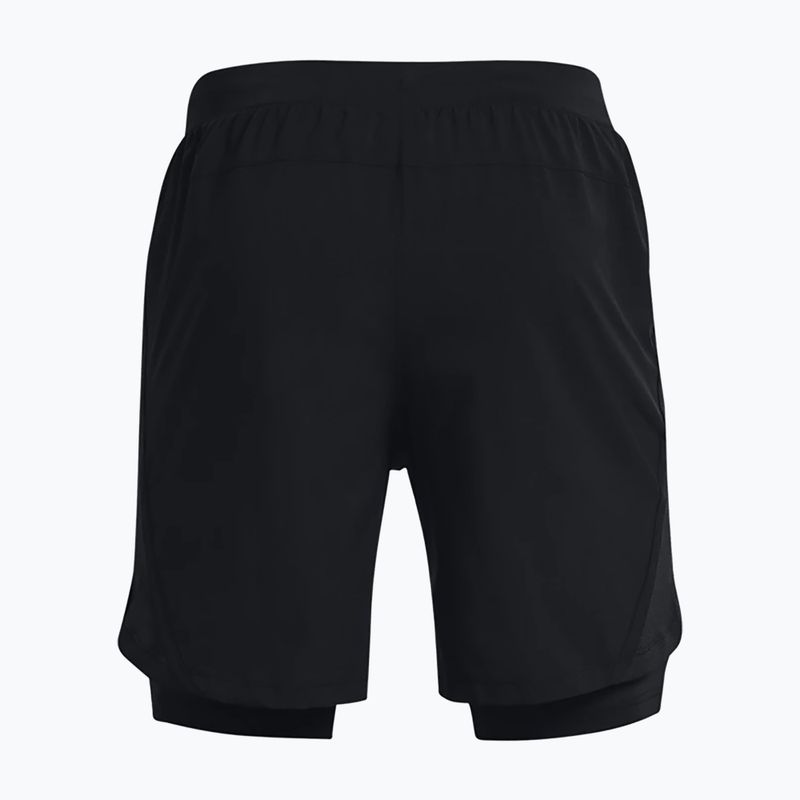 Under Armour Launch Sw 7'' 2N1 pánske bežecké šortky čierne 1361497-001 2