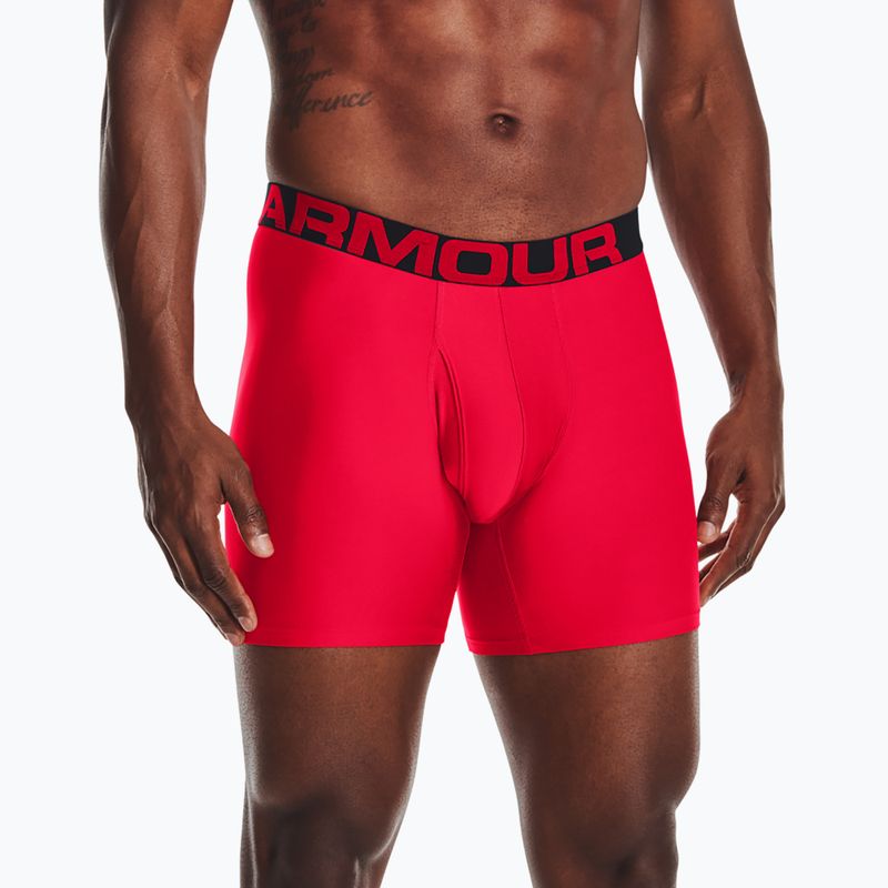 Under Armour pánske boxerky Ua Tech 6In 2-Pack červená 1363619-600 8