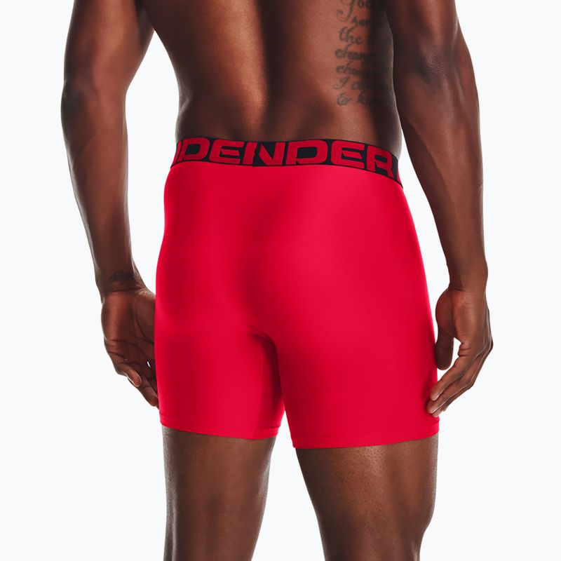 Under Armour pánske boxerky Ua Tech 6In 2-Pack červená 1363619-600 9