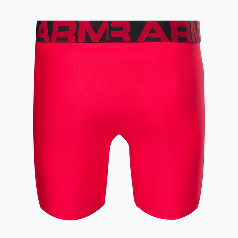 Under Armour pánske boxerky Ua Tech 6In 2-Pack červená 1363619-600 6