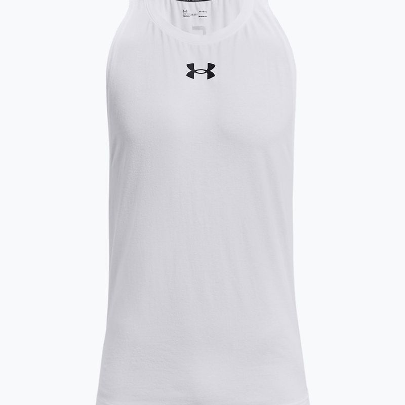 Pánsky basketbalový dres Under Armour Baseline Cotton Tank 1 bielo-čierny UAR-1361911-1 5