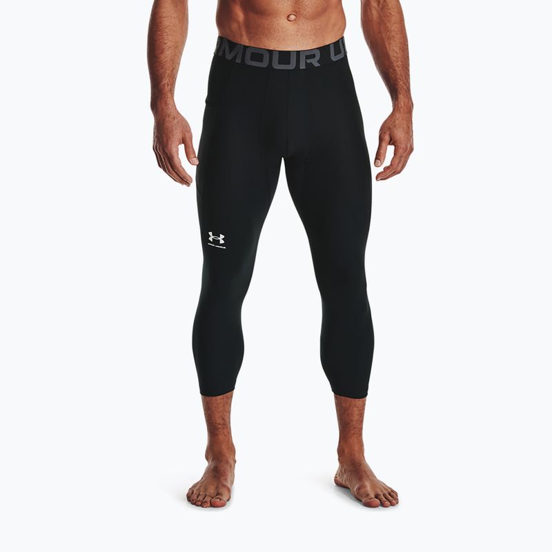 Under Armour pánske legíny HG Armour 3/4 black/white