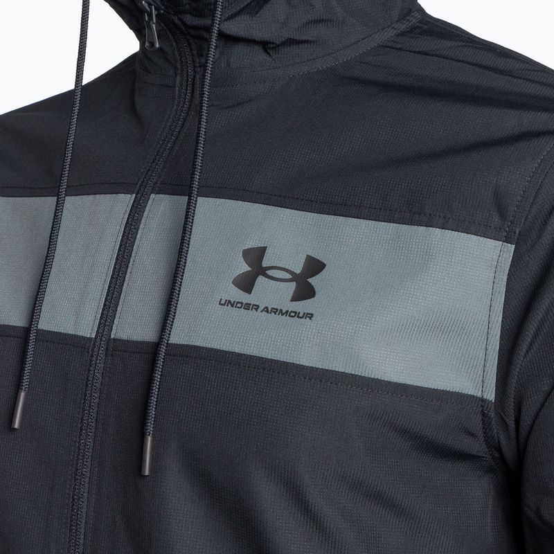 Under Armour Sportstyle Windbreaker pánska tréningová bunda čierna 1361621 3