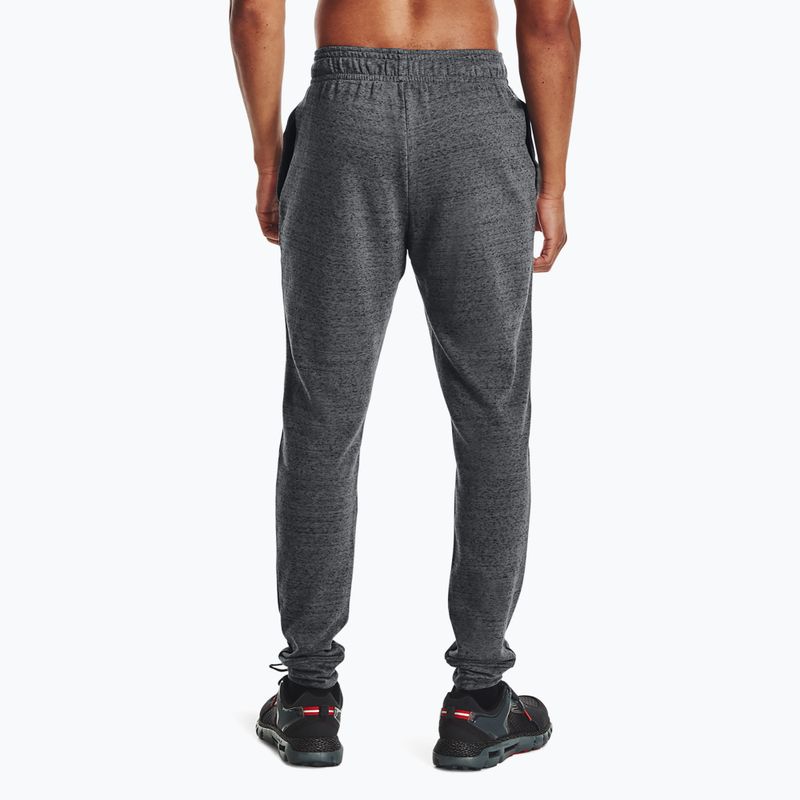 Pánske teplákové nohavice Under Armour Ua Rival Terry Jogger pitch gray light heather/onyx white 3