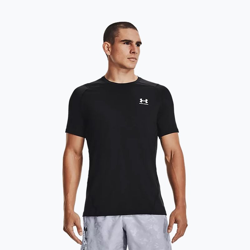 Under Armour HeatGear Armour Fitted pánske tréningové tričko čierne 1361683