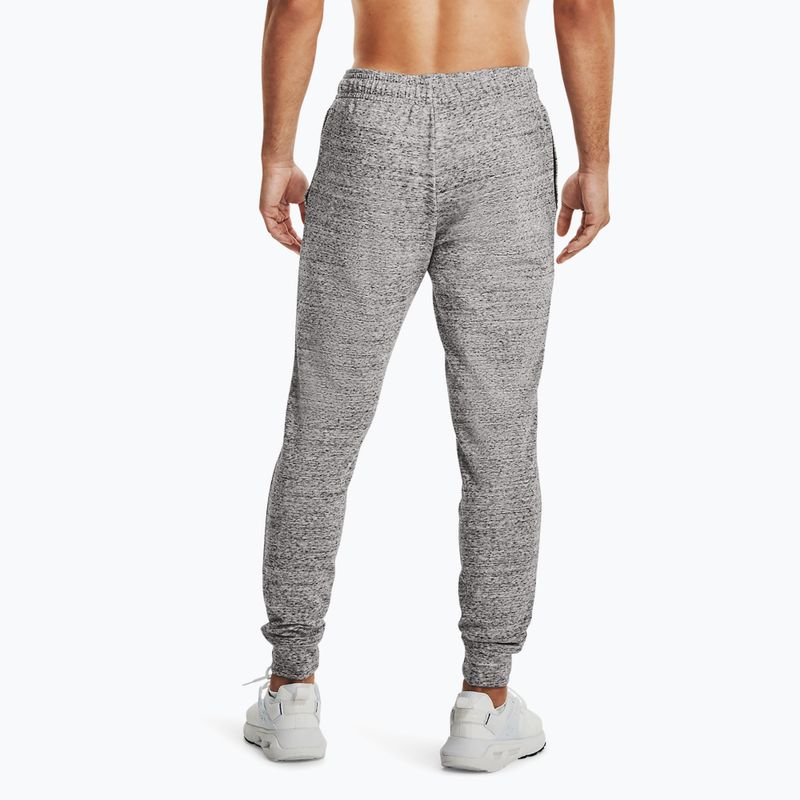 Pánske teplákové nohavice Under Armour Ua Rival Terry Jogger šedá/melanžová 3