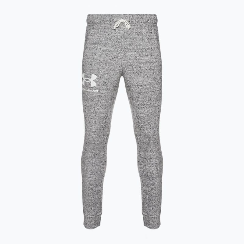 Pánske teplákové nohavice Under Armour Ua Rival Terry Jogger šedá/melanžová 5