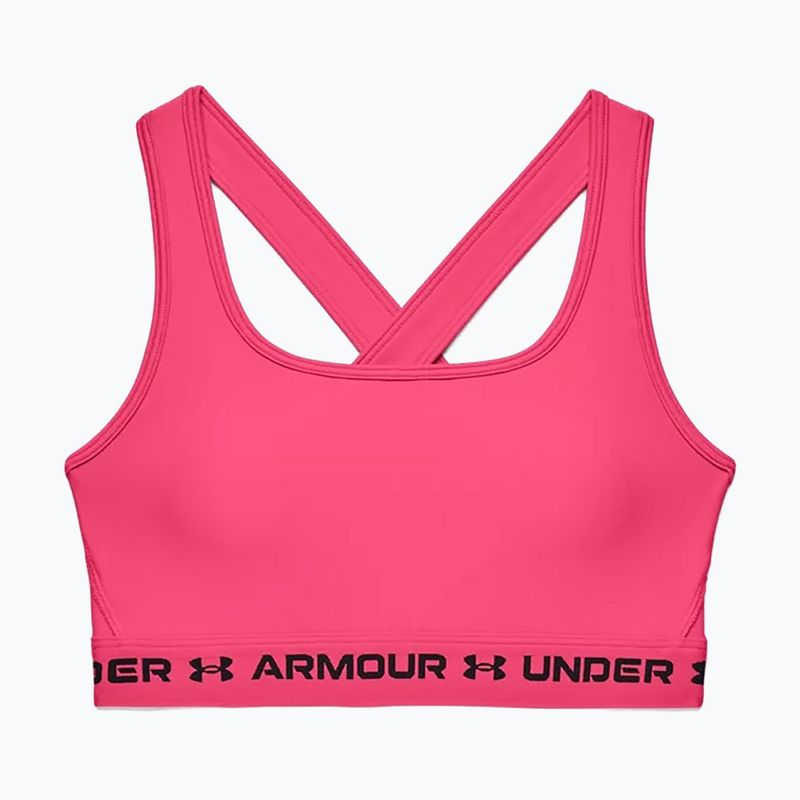 Under Armour Crossback Mid fitness podprsenka ružová 1361034 3