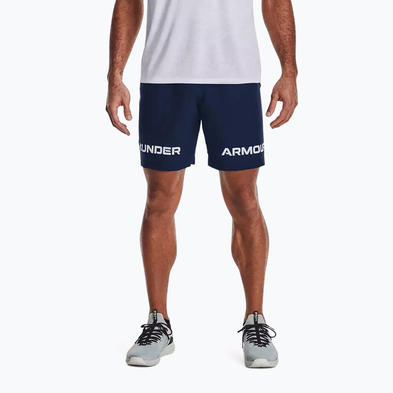 Under Armour UA Woven Graphic WM pánske tréningové šortky navy blue 1361433-408