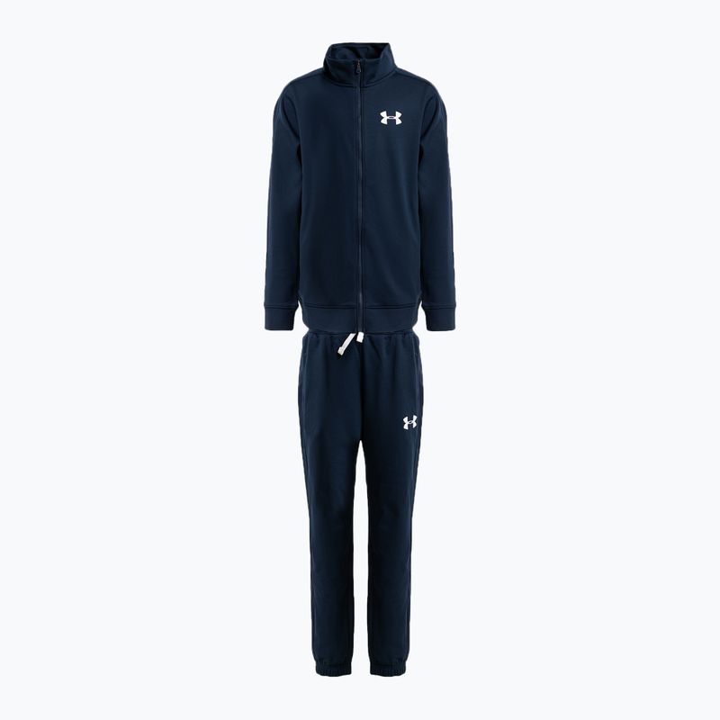 Under Armour Úpletová detská tréningová tepláková súprava námornícka modrá 1363290-408