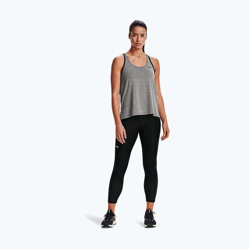 Dámske tréningové tielko Under Armour UA Knockout Mesh Back Tank graphite 1360831 2