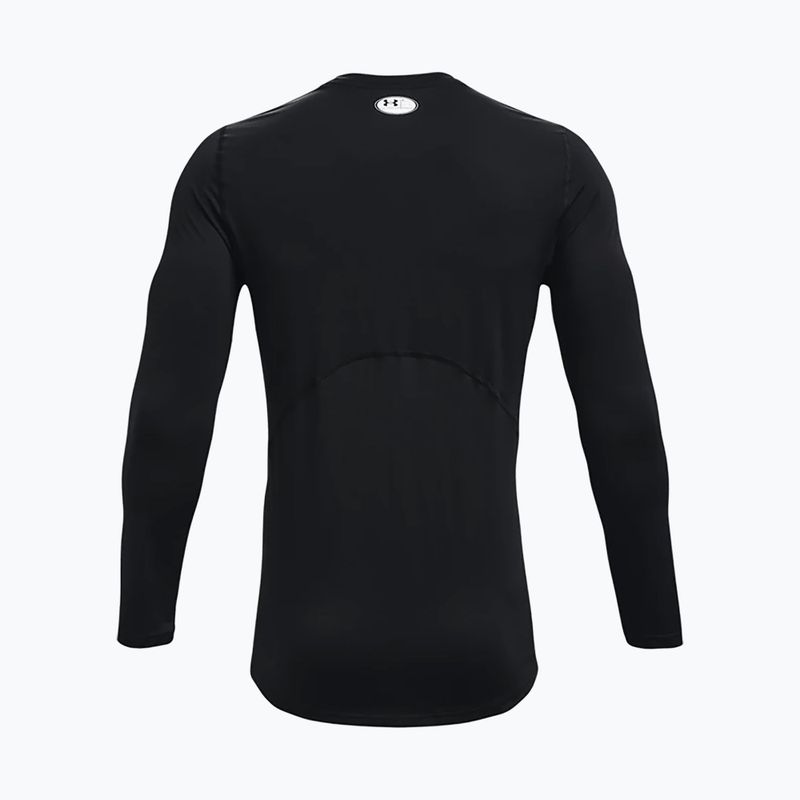 Under Armour HeatGear Armour Fitted pánske tréningové tričko čierne 1361506 2