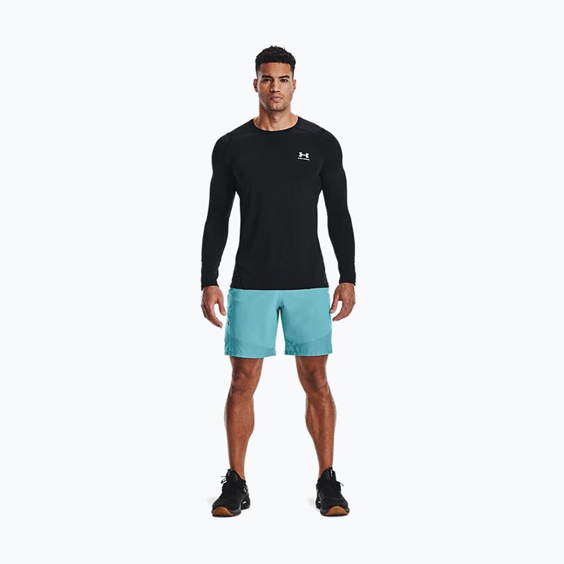 Under Armour HeatGear Armour Fitted pánske tréningové tričko čierne 1361506 5