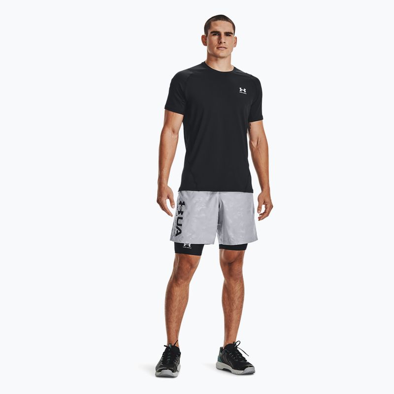 Pánske  šortky Under Armour HG Armour long black/white 2